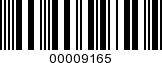 Barcode Image 00009165
