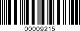 Barcode Image 00009215