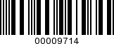 Barcode Image 00009714