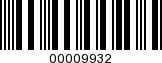 Barcode Image 00009932