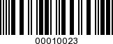 Barcode Image 00010023