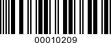 Barcode Image 00010209