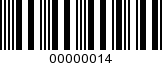 Barcode Image 00000014