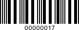 Barcode Image 00000017