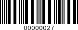 Barcode Image 00000027