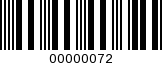 Barcode Image 00000072