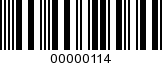 Barcode Image 00000114