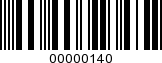 Barcode Image 00000140
