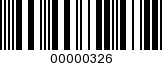 Barcode Image 00000326