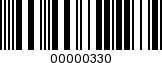 Barcode Image 00000330