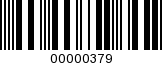 Barcode Image 00000379
