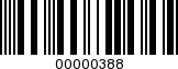 Barcode Image 00000388