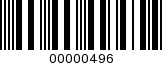 Barcode Image 00000496