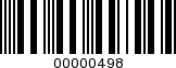 Barcode Image 00000498