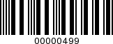 Barcode Image 00000499
