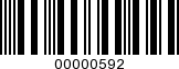 Barcode Image 00000592