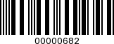 Barcode Image 00000682