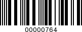 Barcode Image 00000764