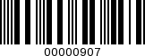 Barcode Image 00000907