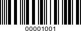 Barcode Image 00001001