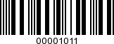 Barcode Image 00001011