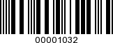 Barcode Image 00001032
