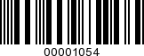 Barcode Image 00001054
