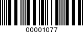 Barcode Image 00001077
