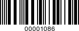 Barcode Image 00001086