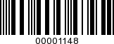 Barcode Image 00001148