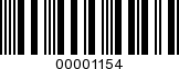 Barcode Image 00001154