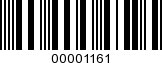 Barcode Image 00001161
