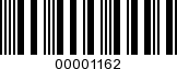 Barcode Image 00001162