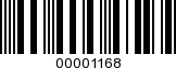 Barcode Image 00001168