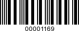 Barcode Image 00001169
