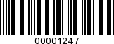 Barcode Image 00001247