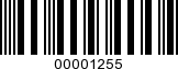 Barcode Image 00001255
