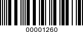 Barcode Image 00001260