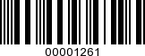 Barcode Image 00001261