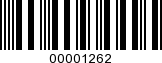 Barcode Image 00001262