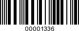 Barcode Image 00001336