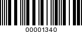 Barcode Image 00001340