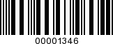 Barcode Image 00001346