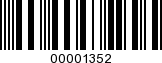 Barcode Image 00001352