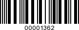 Barcode Image 00001362