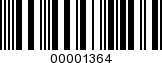 Barcode Image 00001364