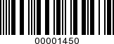 Barcode Image 00001450