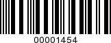 Barcode Image 00001454