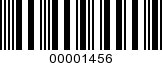 Barcode Image 00001456