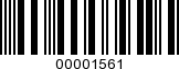 Barcode Image 00001561